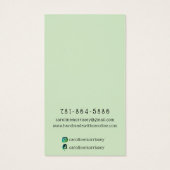 Carte de présentation pour boucles d'oreilles avec (Dos)