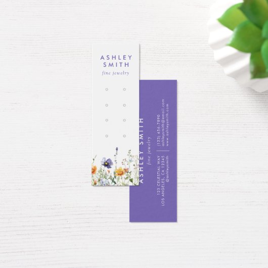 Carte de présentation pour multiple boucles d'orei (Bureau)