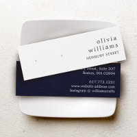Carte de présentation simple en papier kraft pour
