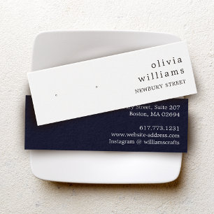 Carte de présentation simple en papier kraft pour
