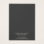 Carte de Présentation Simple Moderne pour 3 Boucle (Dos)