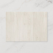 Carte de prévision de bébé pour le baby shower - (Dos)