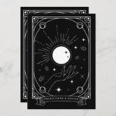 Carte de prévision et de conseil de Tarot (Devant / Derrière)