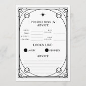 Carte de prévision et de conseil de Tarot (Dos)