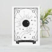 Carte de prévision et de conseil de Tarot (Debout devant)