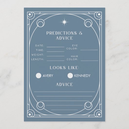 Carte de prévision et de conseil de Tarot (Dos)