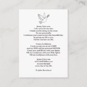 Carte de prière (Devant)