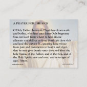 Carte de prière (Dos)