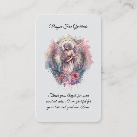Carte de prière Angel (Devant)