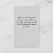 Carte de prière Angel (Dos)