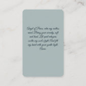 Carte de prière Angel de Paix (Dos)