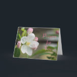 Carte de prière Apple Blossom - ou pour toute occa<br><div class="desc">modifiez les mots sur cette belle carte de fleur d'Apple Blossom pour toute occasion que vous souhaitez, comme un anniversaire, un get-well, des félicitations, un merci ou une pensée pour vous et donnez les cartes assorties avec comme un cadeau attentionné. Allez à ma SECTION FLEURS ASSORTIES pour voir les articles...</div>