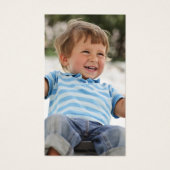 Carte de prière Baptême photo complète (Devant)