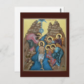 Carte de prière baptisée Christ (Devant / Derrière)