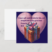 Carte de prière cadeau AI (Devant / Derrière)