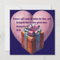 Carte de prière cadeau AI