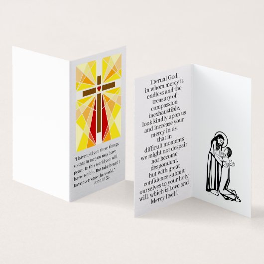 Carte de prière cardiaque (Inside and Outside)