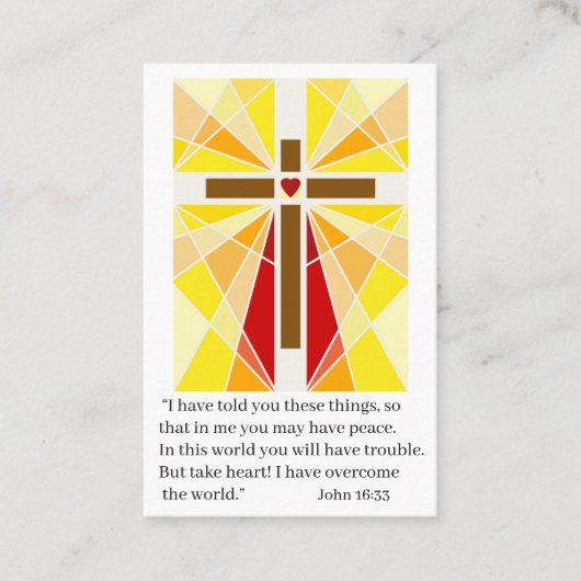 Carte de prière cardiaque (Devant)