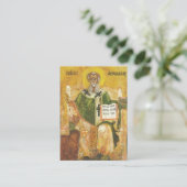 Carte de prière chrétienne orthodoxe St. Athanasiu (Debout devant)