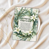 Carte de prière chrétienne pour le confort dans le
