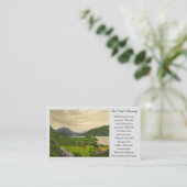 Carte de prière commémorative (Debout devant)