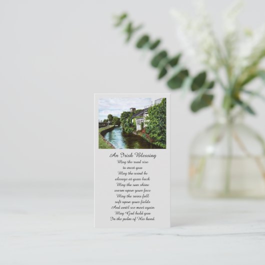 Carte de prière commémorative (Debout devant)