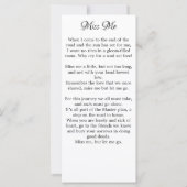 Carte de prière commémorative 2 Photo Signet funér (Dos)