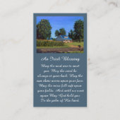 Carte de prière commémorative Bénédiction (Devant)