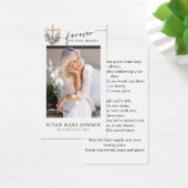 Carte de prière commémorative de la croix d'aquare (Bureau)