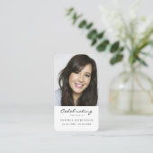 Carte de prière commémorative de la fête de la vie (Debout devant)