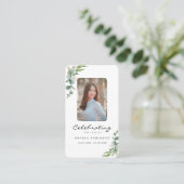 Carte de prière commémorative de la fête de la vie (Debout devant)