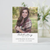 Carte de prière commémorative de la fête de la vie (Debout devant)