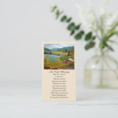 Carte de prière commémorative de la peinture (Debout devant)