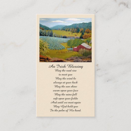 Carte de prière commémorative de la peinture (Devant)