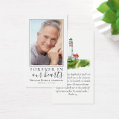 Carte de prière commémorative de la photo du phare (Bureau)