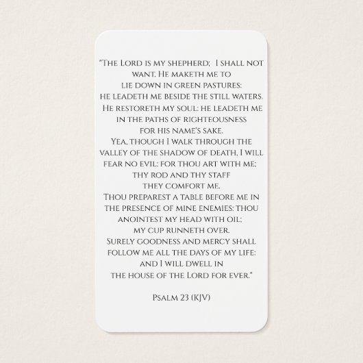 Carte de prière commémorative de l'arc moderne (Dos)