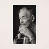 Carte de prière commémorative de Sympathy simple P (Devant)