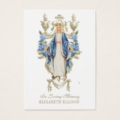 Carte de prière commémorative des funérailles de l (Devant)