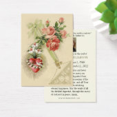 Carte de prière commémorative des funérailles de l (Bureau)