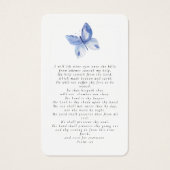 Carte de prière commémorative des funérailles papi (Dos)