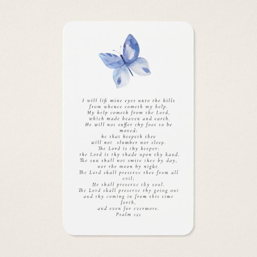 Carte de prière commémorative des funérailles papi (Dos)