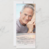 Carte de prière commémorative du coucher de soleil (Devant)