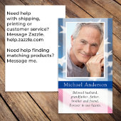 Carte de prière commémorative du drapeau américain