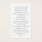 Carte de prière commémorative du papillon bleu (Dos)