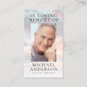 Carte de prière commémorative en mémoire d'amour (Devant)