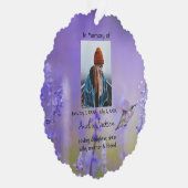 Carte de prière commémorative Fleurs de lavande de (Droite)