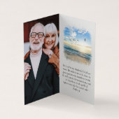 Carte de prière commémorative Folever in Our Heart (Intérieur)