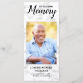 Carte de prière commémorative funéraire Sympathie  (Devant)