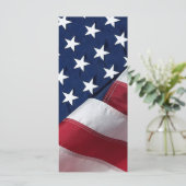 Carte de prière commémorative patriotique Signet v (Debout devant)