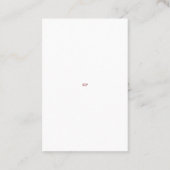 Carte de prière commémorative personnalisée (Dos)